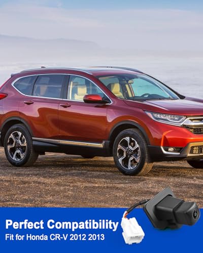 Image of Rear View Backup Camera Fit for Honda CR-V 2012 2013, Parking Assist Camera Replace HO1960123 39530T0AA01 39530-T0A-A01 39530-T0A-A011-M1 39530T0AA011M1 590-074 590074