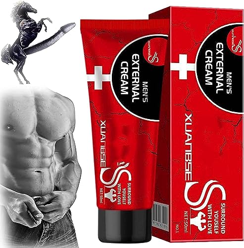 Xbs Xuanbse Crème externe pour homme – Crème de massage pour homme 2023 – Crème Vitality Boost – Performance durable toute la nuit (1 pièce)