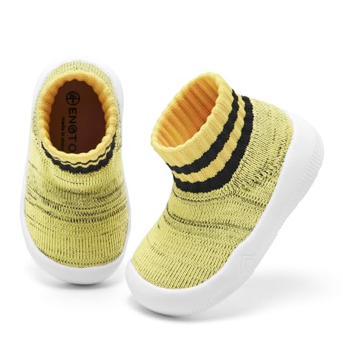 Engtoy Baby Sock Shoes Baby Walking Shoes Infant Non-Slip Breathable Slippers with Soft Rubber Sole Baby Boys Girls Slip On Sneakers