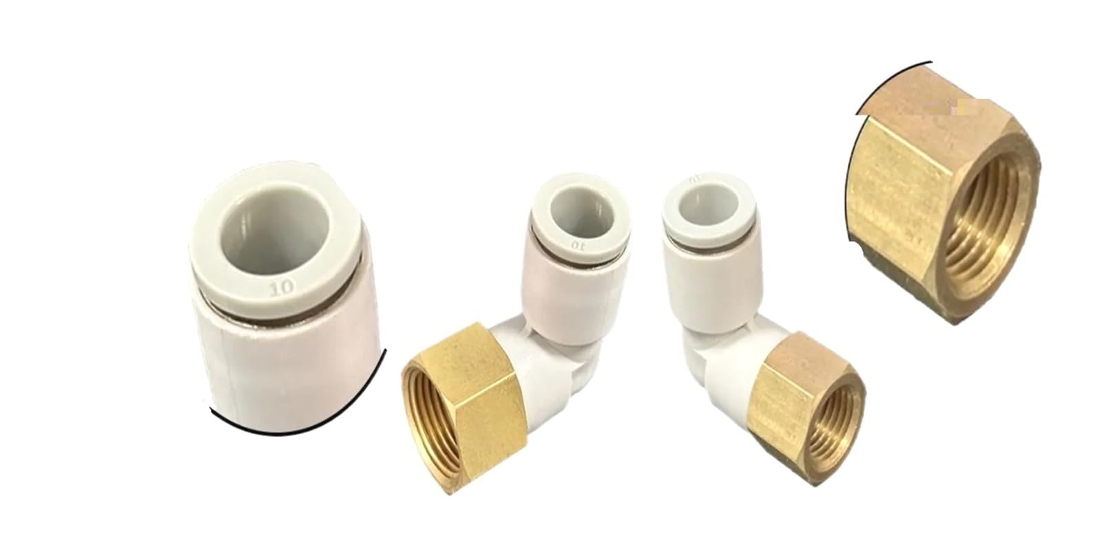 Pneumatischer Luftanschluss, PCF/PL/PLF/BC, 4 mm, 6 mm, 8 mm, 10 mm, 12 mm, Gewinde 1/8 1/4 3/8 1/2, Schlauchverbinder, Schnellverbinder, 1 Stück (OD12mm-3l8,BC)