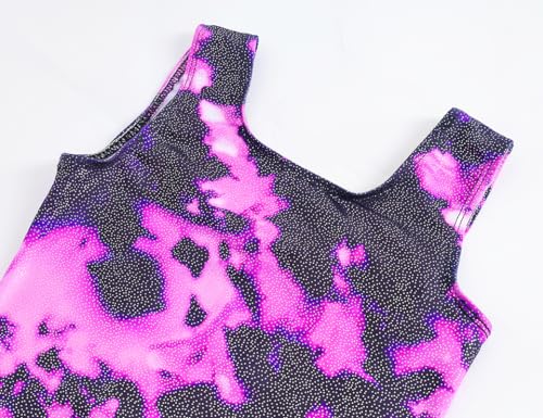 Image of Domusgo Toddler Leotard Gymnastics Long Sleeve, Sparkly Tumbling Dance Leotards for Baby Girls Kids Teens 2-14 Years