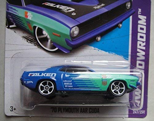 Hot Wheels HW Showroom, Blue '70 Plymouth AAR Cuda miniatura 2