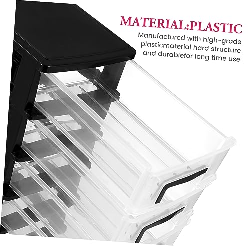 Boîte de rangement plastique transparente avec compartiments TOPBATHY - 5