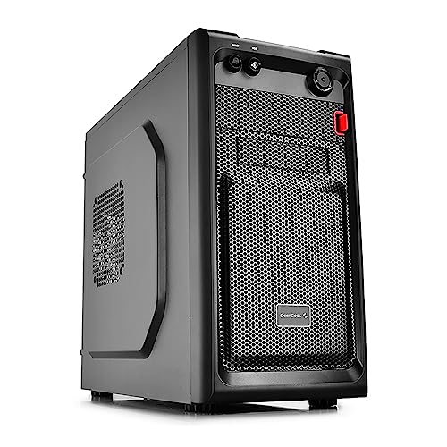 Image of DeepCool Alloy Steel Smarter Mini-Tower Computer Case /Gaming Cabinet - Black | Support Micro ATX /Mini-Itx - Dp-Matx-Smtr