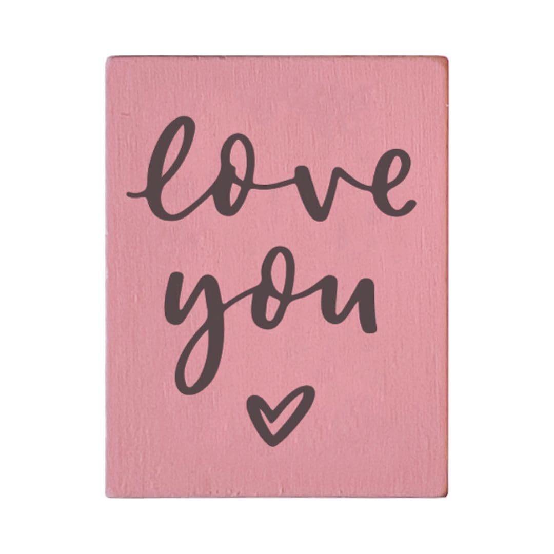 May and Berry Wooden Stamp Love You 35 x 45 mm — image 1