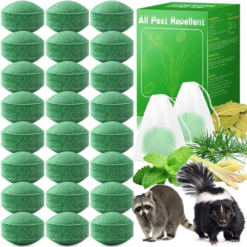 24 Pcs Skunk Repellent Peppermint...