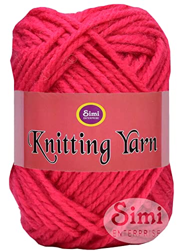 Image of Ganga Knitting Yarn Thick Chunky Wool, Motu Melon 200 GMS Best Used with Knitting Needles, Crochet Needles Wool Yarn for Knitting.-Kart-ACIH