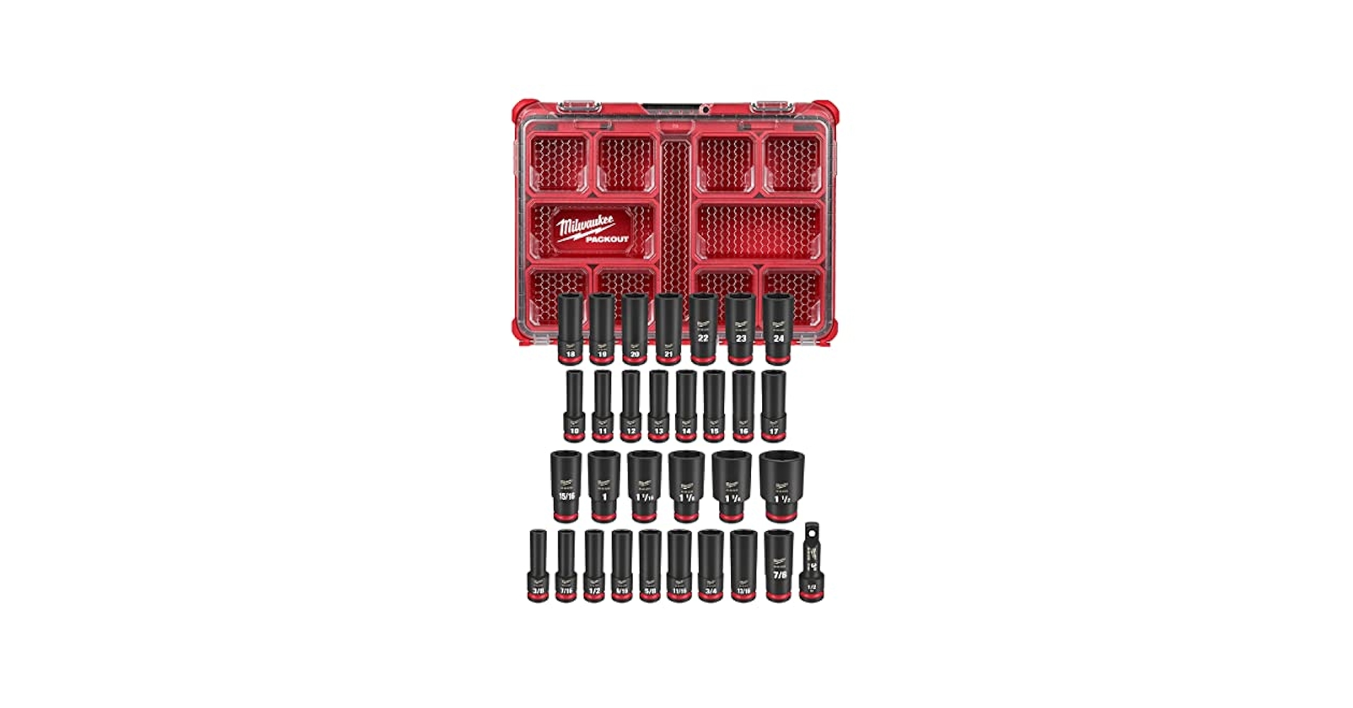 Milwaukee Electric - Shockwave Impact Duty. Socket 1/2. DR