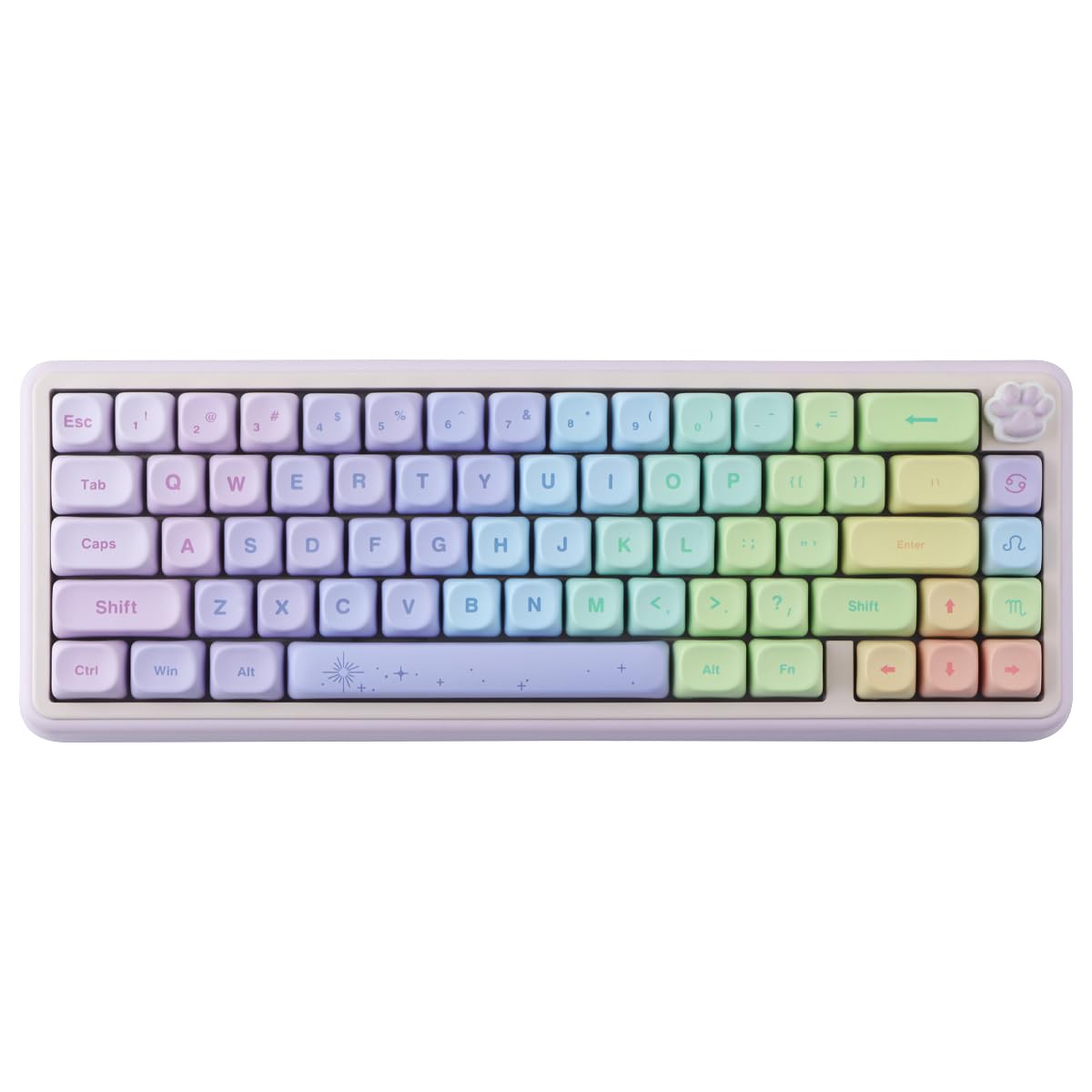 Hyekit PBT Keycaps, Cute Kawaii Keycaps for Cherry MX Mechanical Keyboards