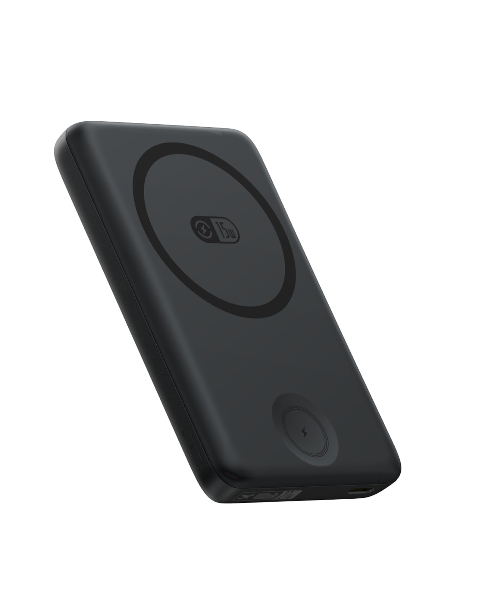 Baseus 2 in 1 Magsafe Powerbank 10000mAh 27W Doppi Anelli Magnetici, Caricabatterie Portatile Magnetic Power Bank USB C Compatibile mit iPhone 12-16, Apple Watch Series 1-10 Ultra e SE, AirPods