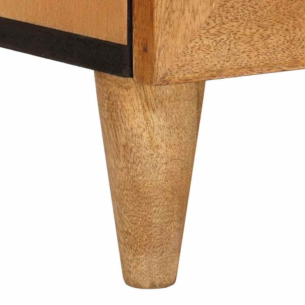 Mueble bajo para TV, color marrón claro, madera 70 x 33 x 46 cm | Estantería flotante para ahorrar espacio para sala de estar y dormitorio, con amplio cajón y estantes.