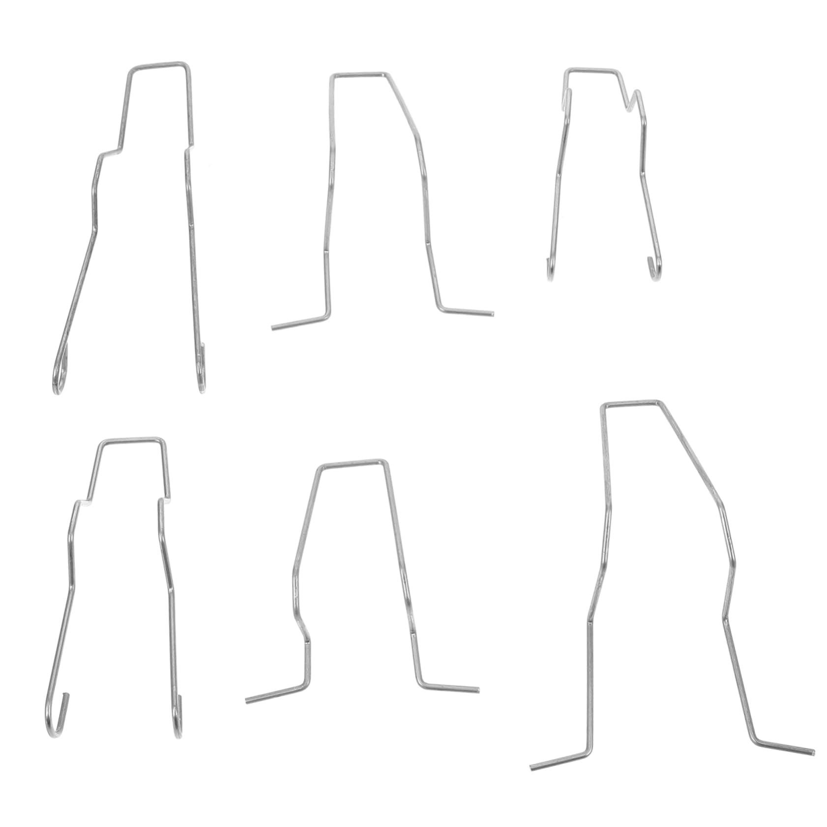 Holibanna 6pcs Car Headlight Bulb Retaining Spring Clips Universal Fitment Vehicle Headlight Clips for H1 H4 H7