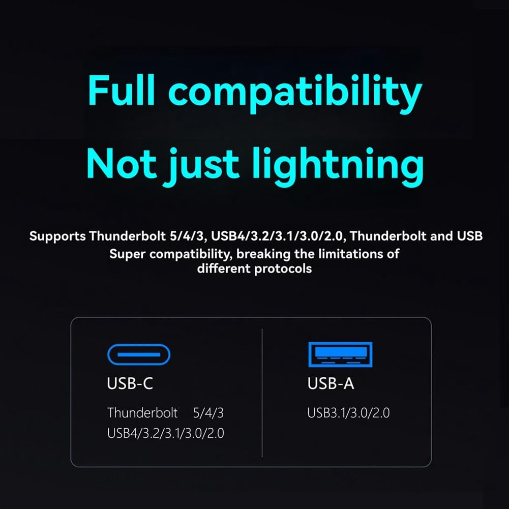 40 Gb/s USB4 M.2 NVME SSD obudowa M.2 SSD kompatybilna z Thunderbolt3/4/5 z wentylatorem chłodzącym
