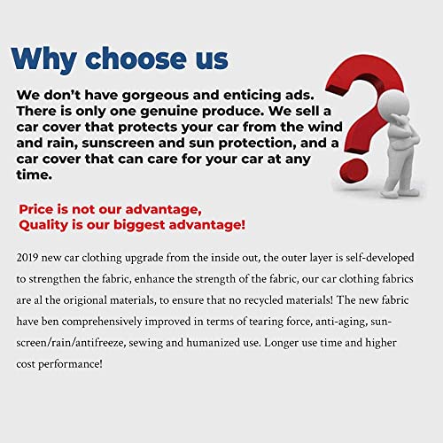 Image of CARMATE Parachute Custom Fitting Waterproof Car Body Cover for Porsche Cayenne - Blue (Without Side Mirror & Antenna Pockets)