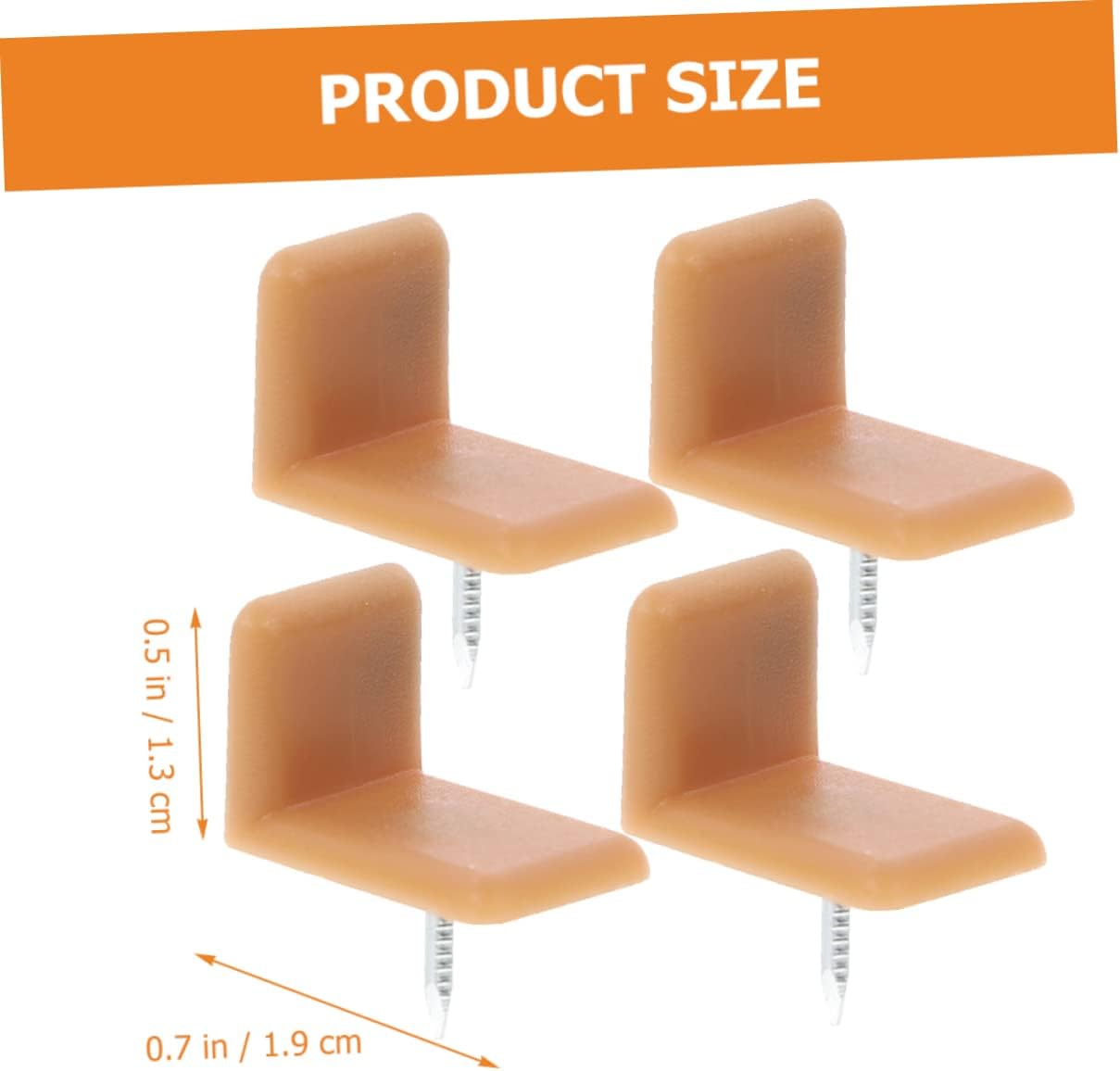 NUOBESTY 160pcs Glide Stops Chair Feet Protectors for Smooth Sliding Easy Install Furniture Nail for Wardrobes Desks Reduces Friction Wear