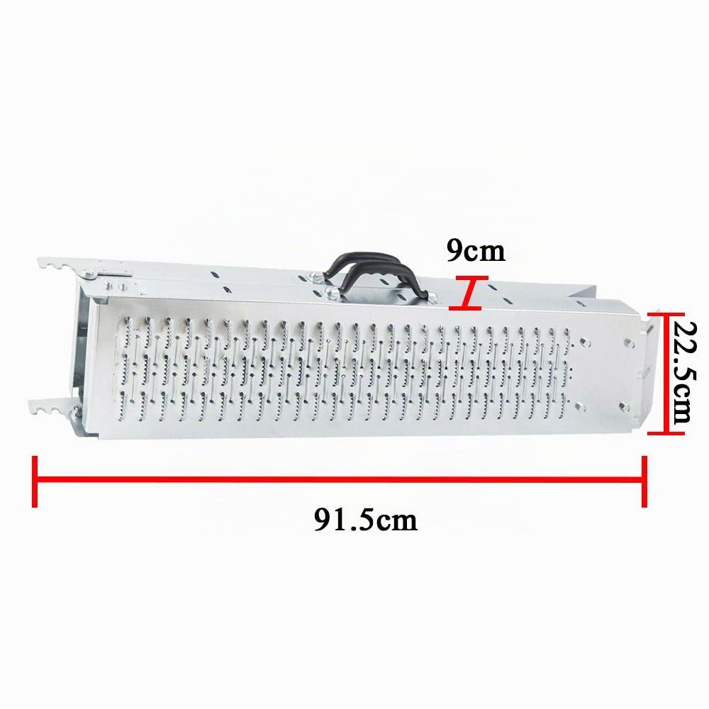 Uisebrt - Rampa de entrada de acero galvanizado para cargar motocicletas, remolques, caravanas, coches