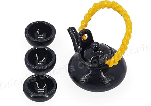 Miniatura 2 de Odoria 112 Tetera en miniatura y teteras accesorios de decoración de casa de muñecas