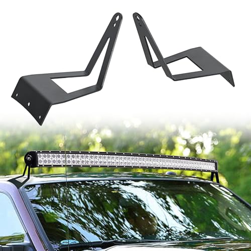 Image of Nilight 52 inch LED Light Bar Bracket Mounting Upper Windshield Roof Cab Brackets Compatible with Ford F250 F350 4WD 2WD 1999-2015