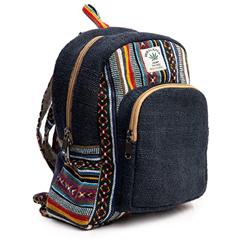 Two Mini Boho Hemp Back Pack Bundle Eco-Friendly Hemp Stylish Design from3