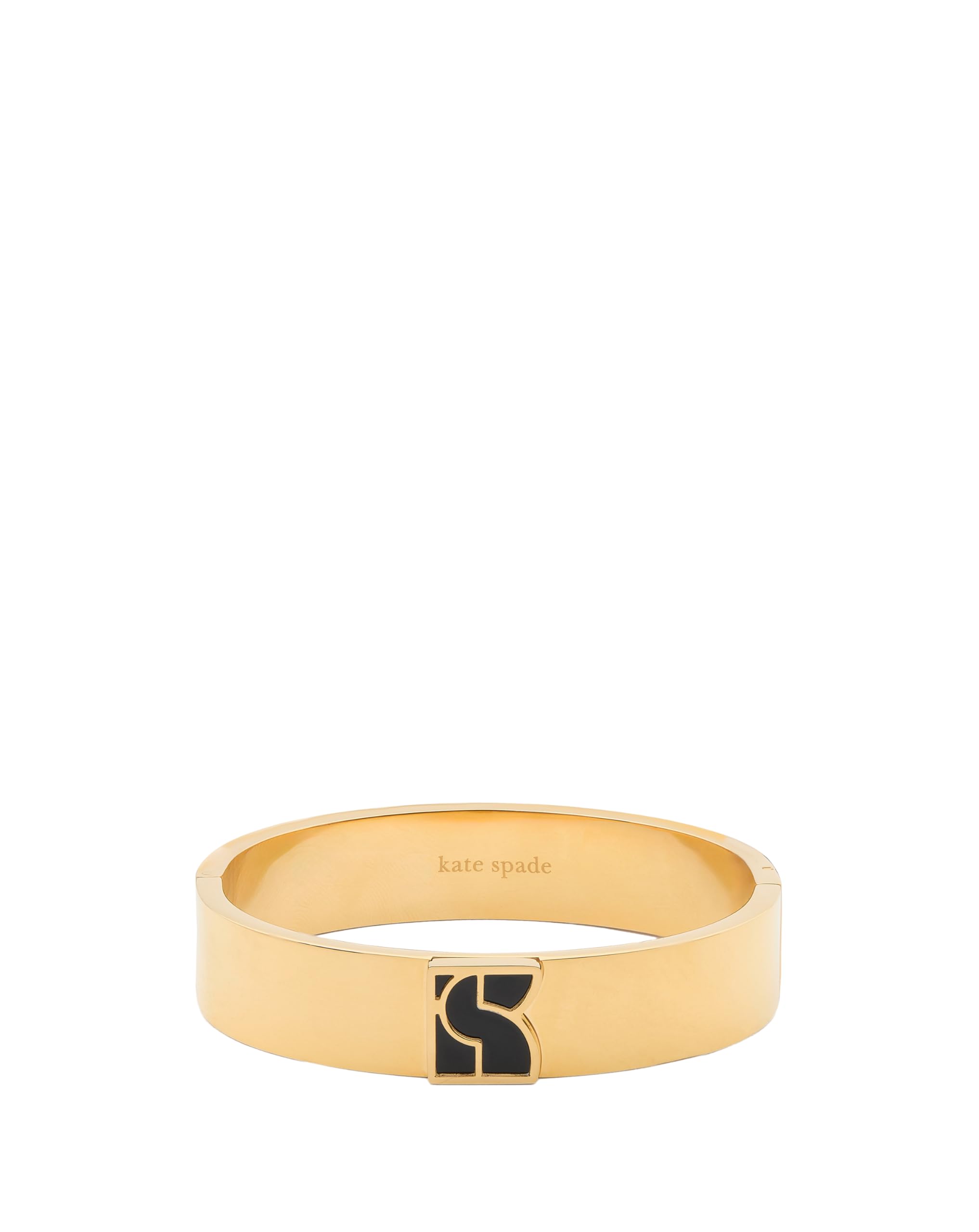 Kate Spade New York Dakota Signature - Bracciale rigido con cerniera, taglia unica, in metallo, senza pietre preziose