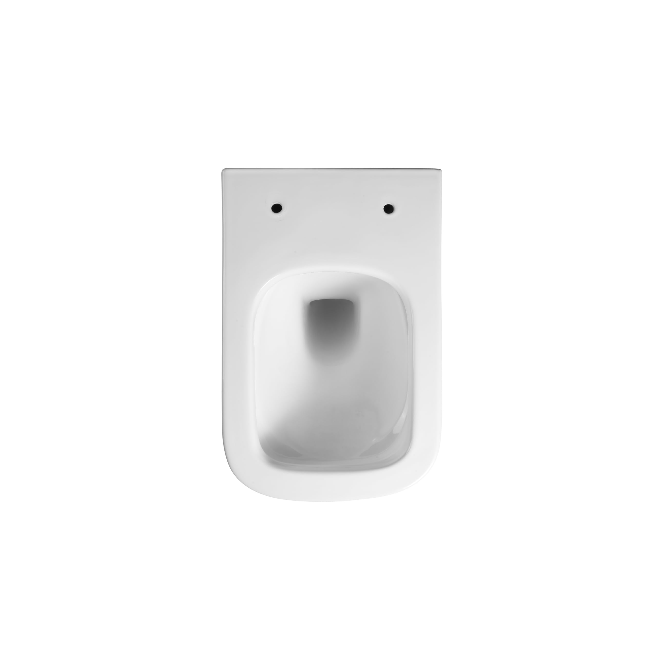 AquaUno wisząca muszla klozetowa bez obramowania Premium biała – designerska toaleta Rimless z ceramiki sanitarnej z miękkim domykaniem i systemem Quick Release z duroplastu, ukryte mocowanie, w