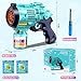 Zerhunt Kids Bubble Gun Toy: Automatic 5-Hole Bubbles Machine for Toddlers Party Gift Favors - Great Outdoor Toys with Rich Bubbles for Party Weddings Birthdays Family Fun