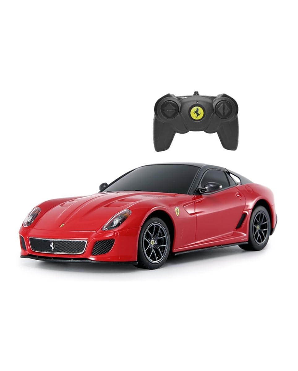 RASTAR 46400 1/24 Ferrari RC Car - Officially Licensed Ferrari 599 GTO Remote Control Car for Play and Display - Ideal Gift for Kids - Red