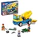 LEGO 60325 City Starke Fahrzeuge Betonmischer, LKW-Spielzeug mit Baustelle, Baufahrzeugen und Minifiguren für Kinder ab 4 Jahren, kreatives Geschenk