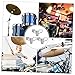 TOGEVAL 3pcs Cymbal Nuts Drum Accessories Easy Use Repair Tool for Drummers and Percussionists Compatible Cymbals