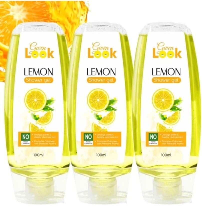 Image of Glowhouse Lemon Shower Gel Body Wash Goodness Of Lemon For Soft Glowing Skin 100ml Pack of 3
