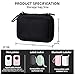 Phomemo D30 D35 Label Marker Black Case with 6 Rolls of Color Combo Set Label Tapes, Waterproof Storage Bag with Black on White Clear Starry Sky Label Tapes, Sticker Thermal Paper Self-Adhesive