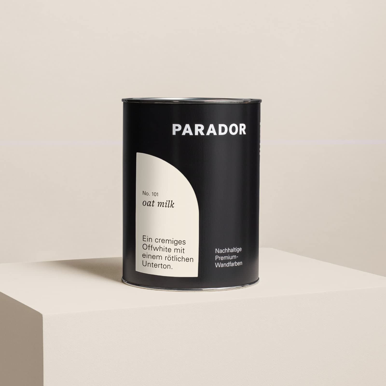 Parador Wandfarbe Oat Milk creme beige 2,5 L - nachhaltige Premium Innenfarbe matt - hohe Deckkraft tropffest spritzfest ergiebig schnelltrocknend geruchsneutral vegan