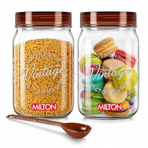 MILTON Vintage Plastic Storage Jar and Container Set, Airtight & ...