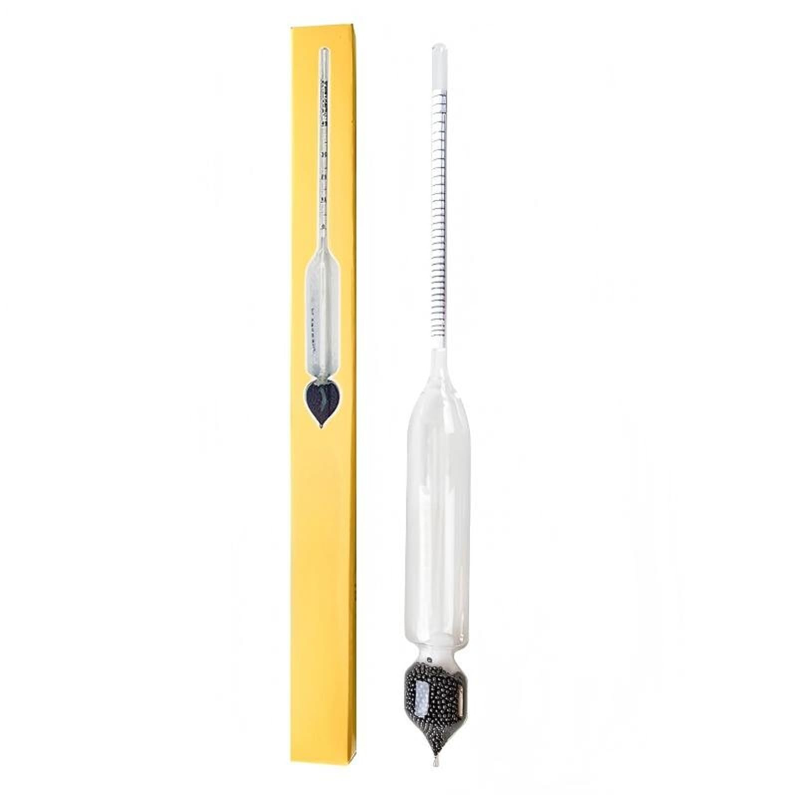 MKHQST Refractometer 2Pcs Alcohol Hydrometer Glass Precision Concentration Meter Alcoholmeter Tester Easy to operate