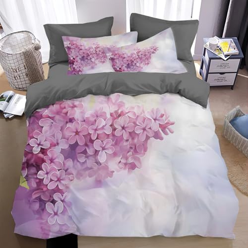 Couette 200x200 cm réversible en microfibre avec fermeture éclair utile