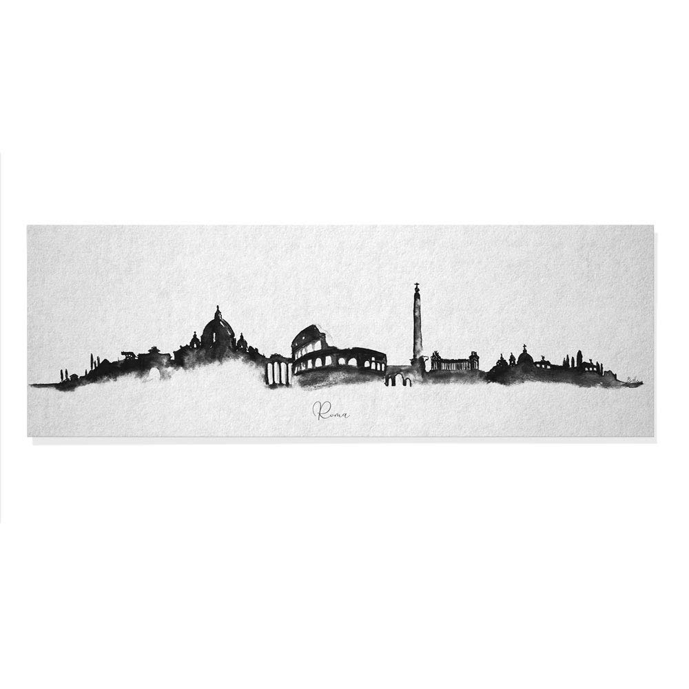ArcoIris Home Skyline Roma Decorative Picture 90 x 30 cm