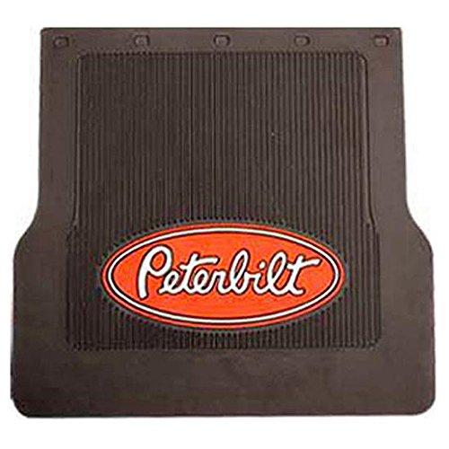Peterbilt Motors 16 x 18 x 17 Heavy Duty Rubber Semi Truck Mud Flaps-Pair