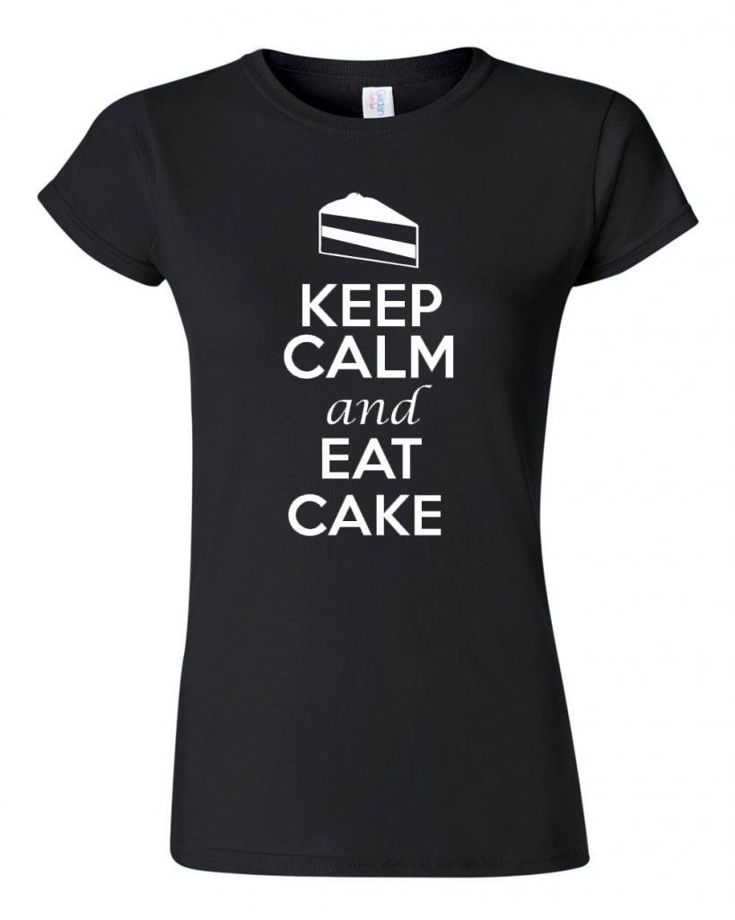 Junior Keep Calm and Eat Cake T-Shirt Tee
