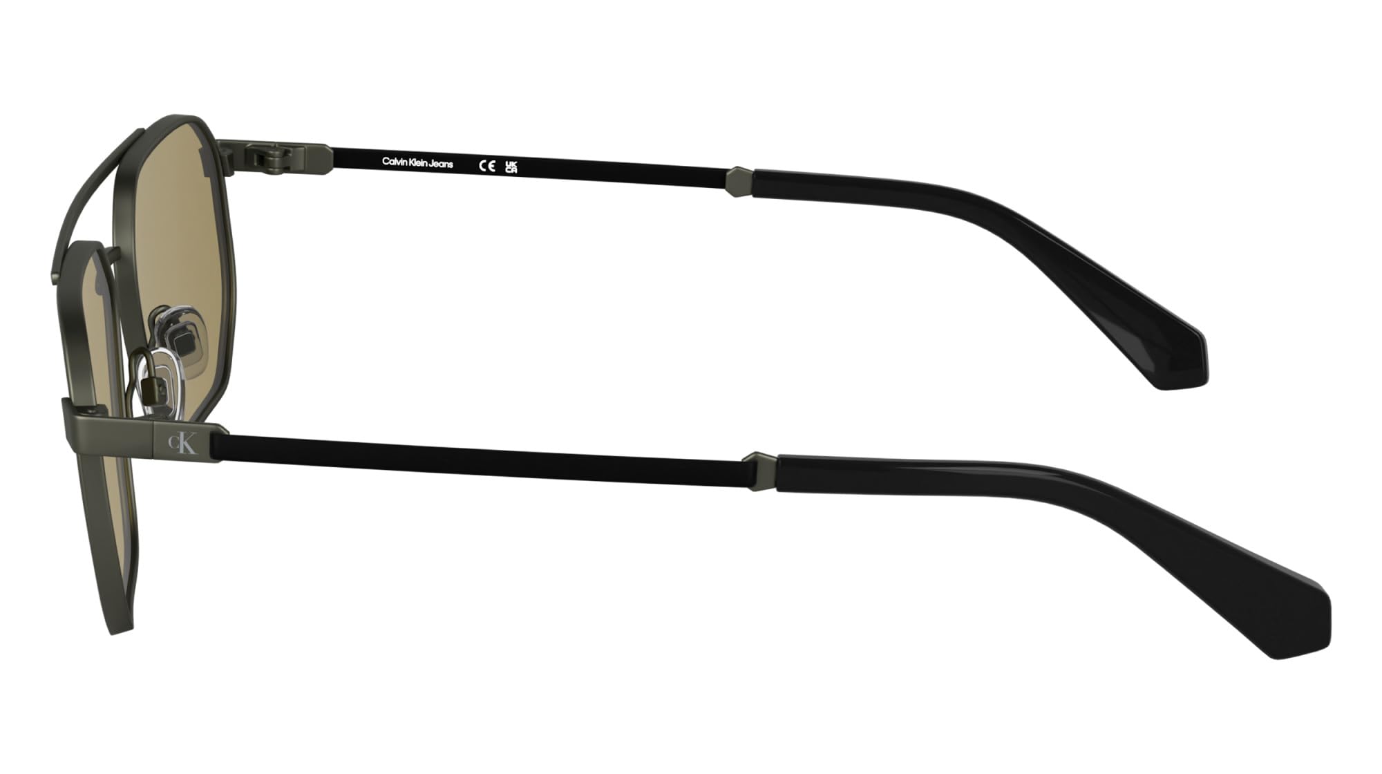 CALVIN KLEIN JEANS Brille Größe 56 mm Matte Dark Gunmetal Eye Size: 56 Bridge: 17