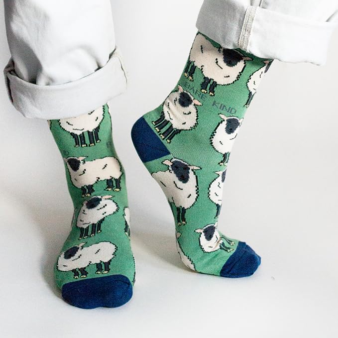 Bare Kind Store Bare Kind Eco-Friendly Bamboo Socks, Green, Size L - Image 3