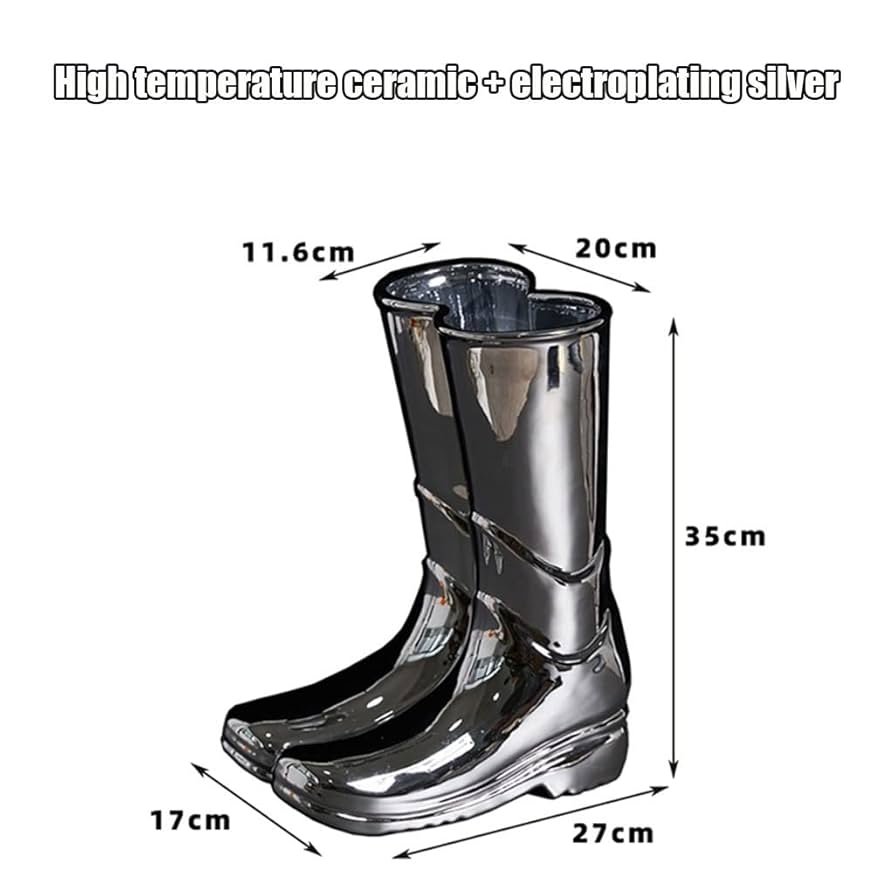 長靴　傘立て　オブジェ Amazon｜傘立て クリエイティブレインブーツセラミック