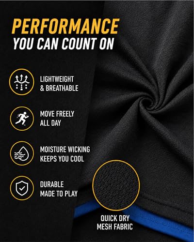 Image of Pro Athlete Boys Active Shorts Set - 3 Piece Athletic Dry Fit Graphic Tees Tank Tops and Basketball Shorts for Boys