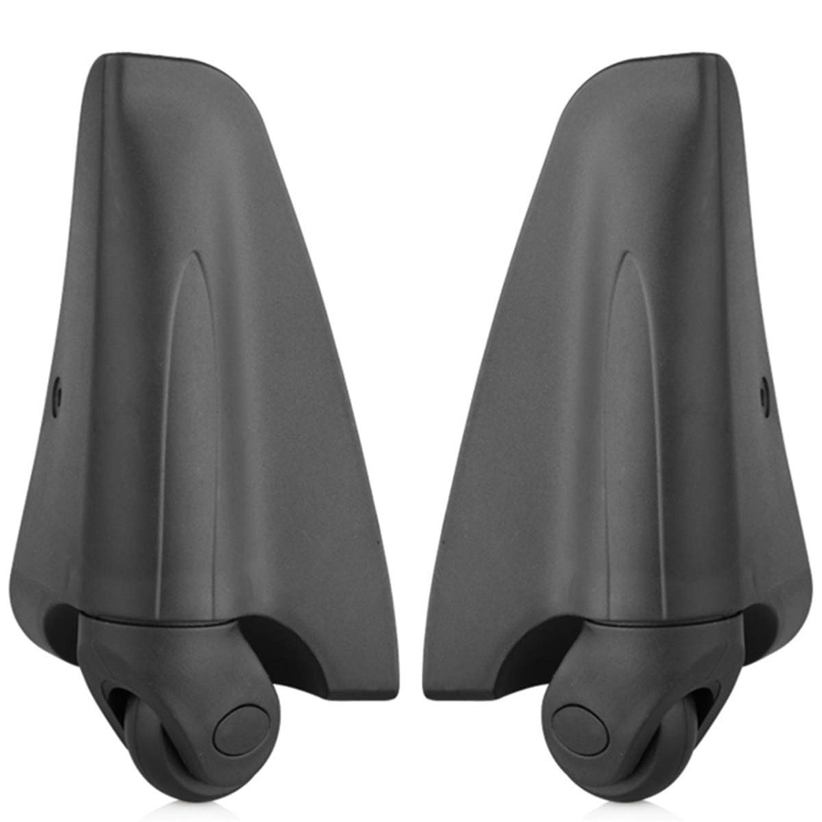Girevole a 360 gradi Muto Riparazione Sostituzione Ruota for bagagli Ruote for valigie Parti Spinner (W145#)(B Type Set of a Pair)