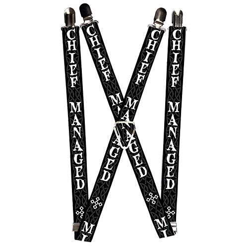 Buckle-Down mens Buckle-down - Harry Potter Suspenders, Multicolor, 3.5 x 2.5 US