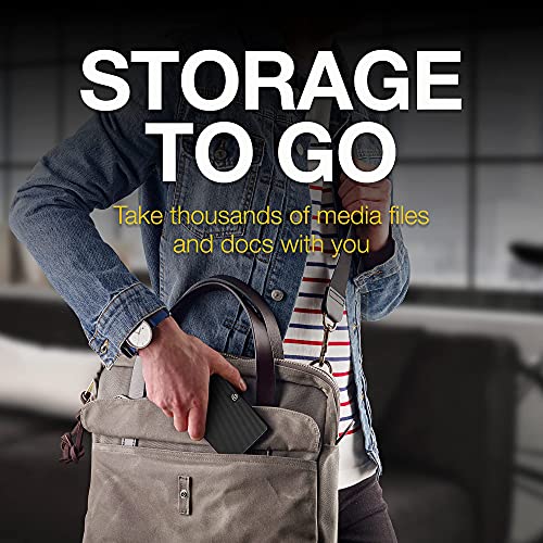 Image of (Refurbished) Seagate Expansion 5TB External HDD - 2.5 Inch (6.3 cm) USB 3.0 for Windows and Mac with 3 yr Data Recovery Services, Portable Hard Drive (STKM5000400)