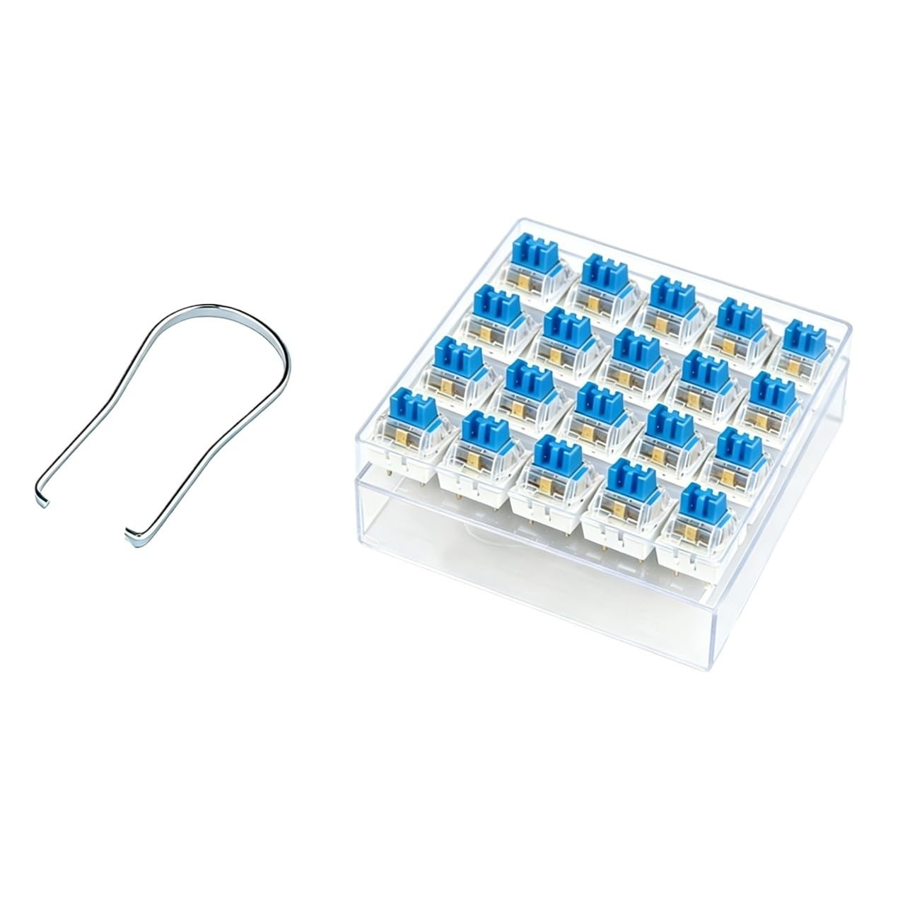 Commutateurs De Clavier 50/100 pièces commutateur de Clavier Clicker Remplacement Tactile 3 Broches for claviers mécaniques Touche Clavier(100pcs)