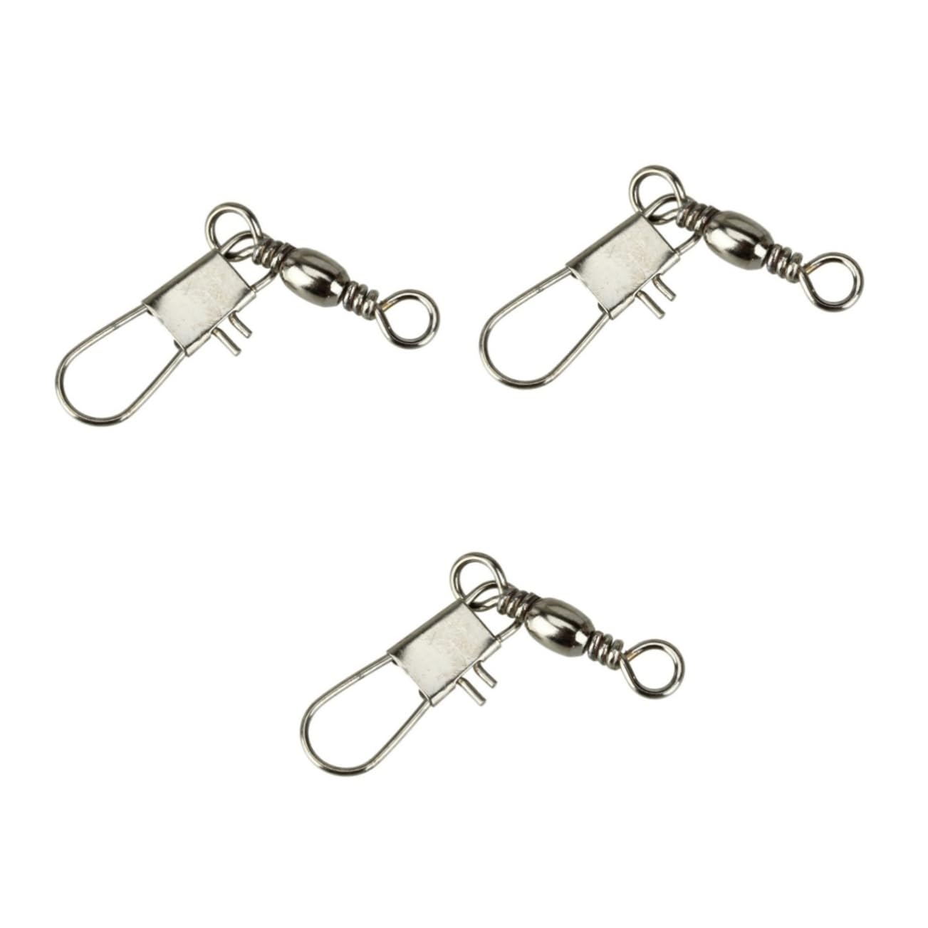 SUPVOX Connettore a Scatto Da Pesca Girevole Con Cuscinetto Da Pesca Girelle Da Anello Di Collegamento Di Connettore Del Cuscinetto Di Girevoli Girella Da
