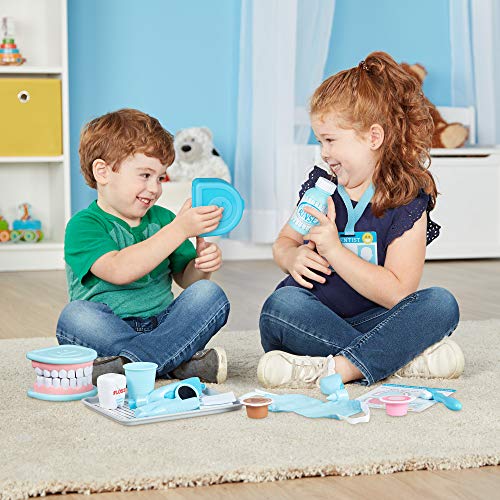 Image of Melissa & Doug Medical Play Bundle - 25-Piece Super Smile Dentist Kit with Oversized Teeth & 25-Piece Get Well Doctor Kit with Medical Tools, Kids Pretend Play Sets Ages 3+