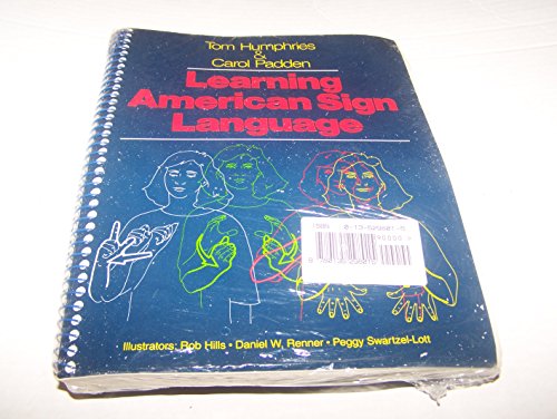 Learning American Sign Language 0135298016 Book Cover