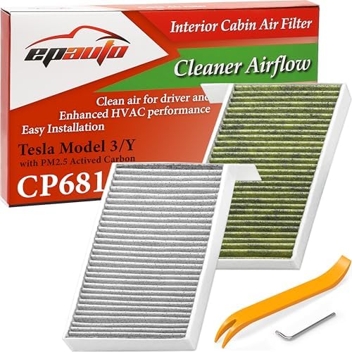 EPAuto CP681 (1107681-00-A) Cabin Air Filter Replacement for Tesla image 5